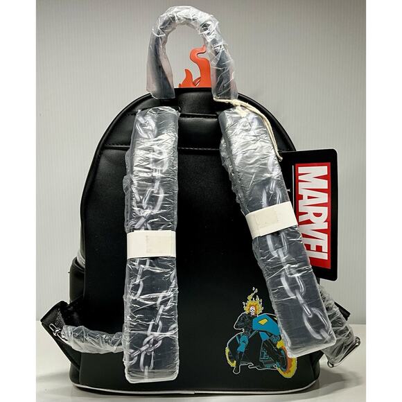 Loungefly Ghost Rider Glow Cosplay Mini Backpack - 1000 Exclusive - NWT main image 6